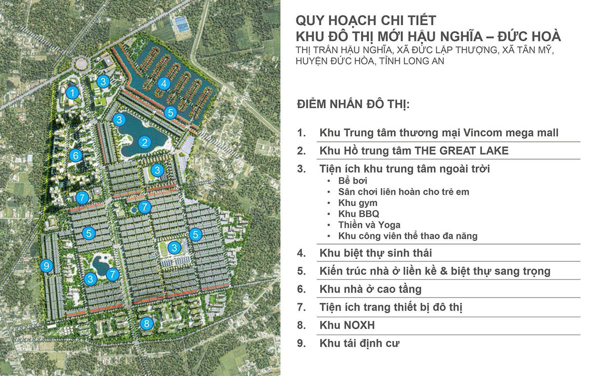 Mặt bằng dự án Vinhomes Green City Long An