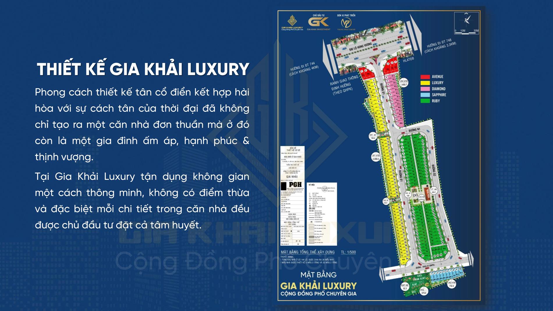 MẶT BẰNG DỰ ÁN GIA KHẢI LUXURY