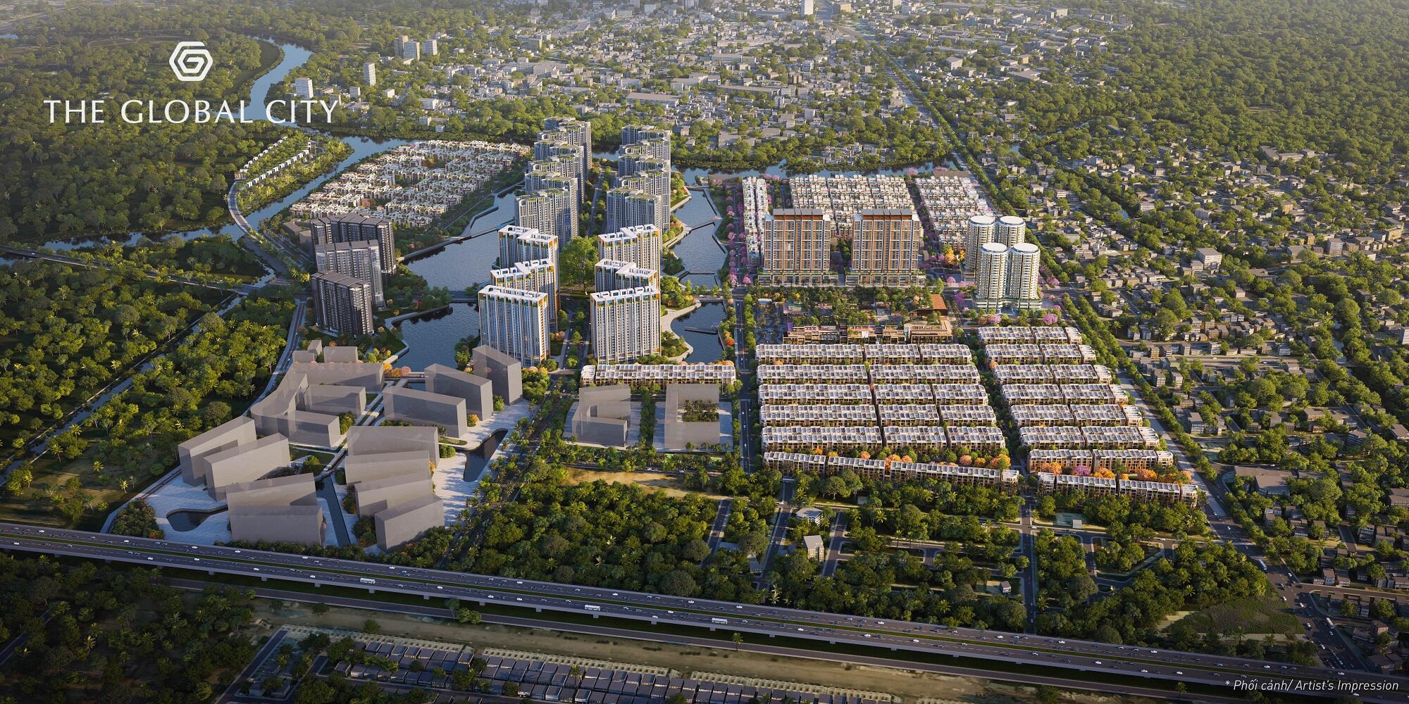 mặt bằng tổng thể THE GLOBAL CITY