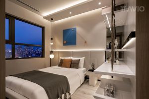 Nhà mẫu 62m2 thiết kế 2 phòng ngủ TT Avio