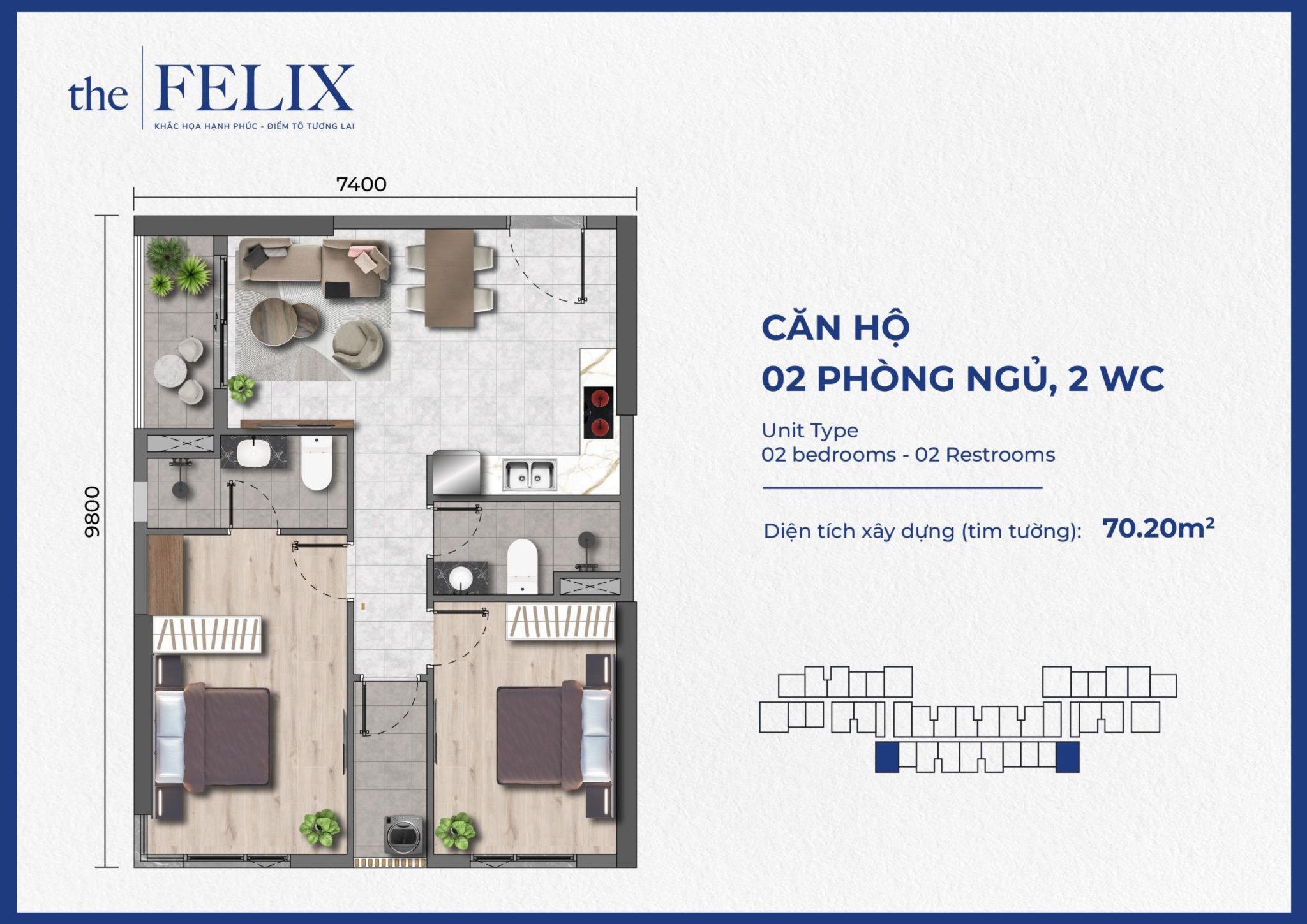 Mặt bằng dự án The Felix