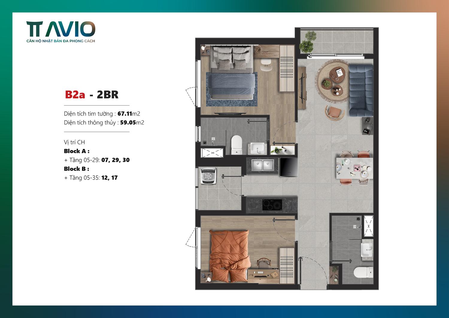 MẶT BẰNG DỰ ÁN TT AVIO DĨ AN
