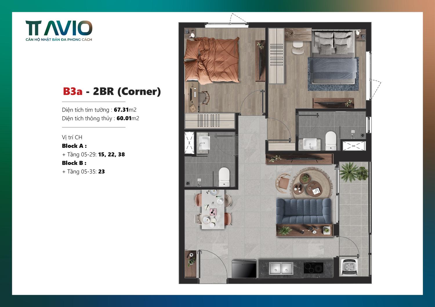 MẶT BẰNG DỰ ÁN TT AVIO DĨ AN