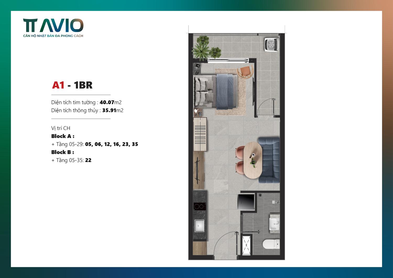 MẶT BẰNG DỰ ÁN TT AVIO DĨ AN