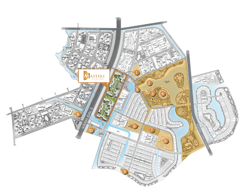 mặt bằng Masteri Centre Point