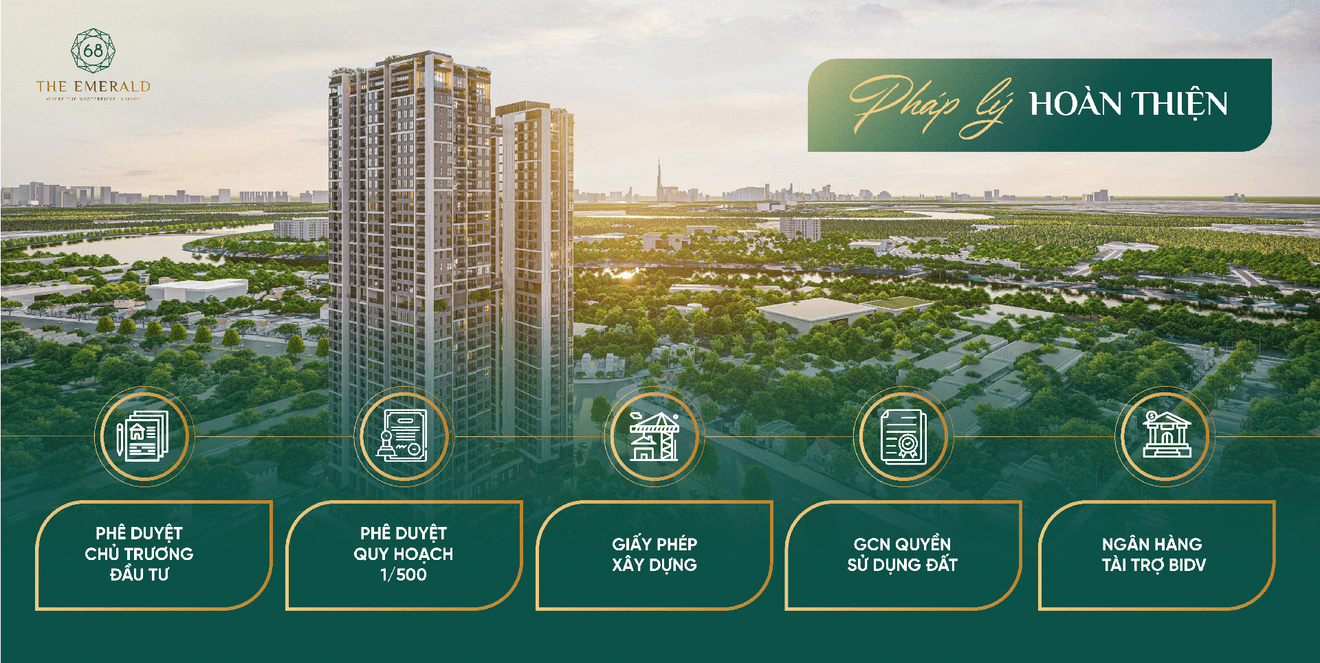 Dự án The Emerald 68 chuẩn Pháp lý 100%