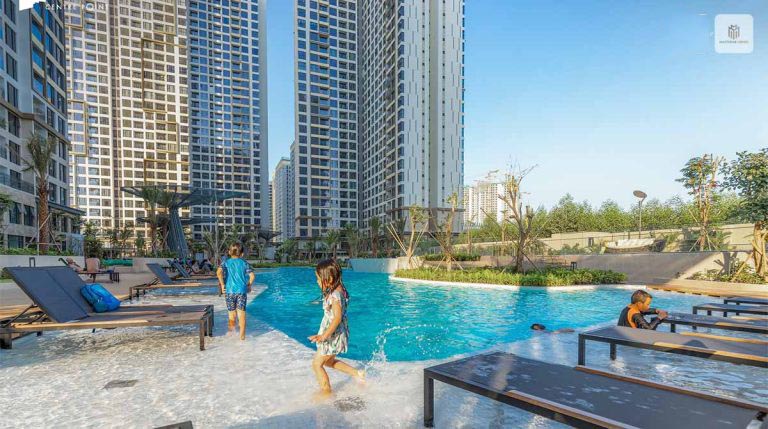 Hồ bơi nội khu chuẩn phong cách resort – Trải nghiệm thư giãn đẳng cấp