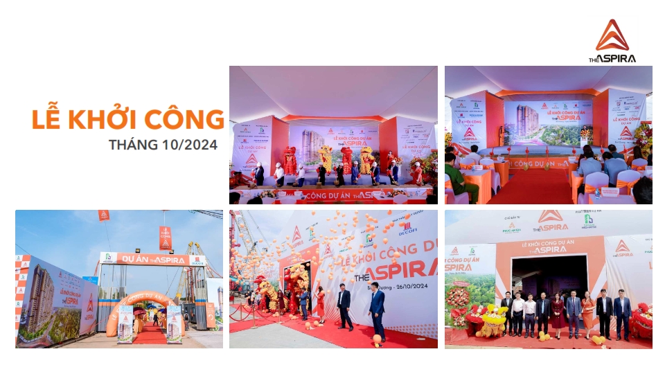 TIẾN ĐỘ XÂY DỰNG THE ASPIRA BÌNH DƯƠNG