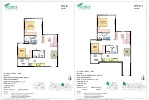 MẶT BẰNG VÀ THIẾT KẾ CĂN HỘ THE HABITAT