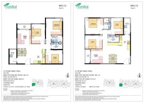MẶT BẰNG VÀ THIẾT KẾ CĂN HỘ THE HABITAT