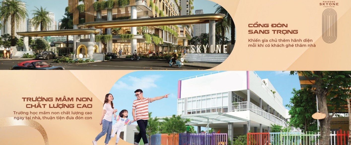 Tiện ích nội khu đa dạng tại Phú Đông Sky One