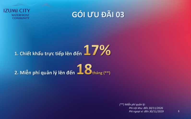 GIÁ BÁN NHÀ PHỐ IZUMI CITY ĐỒNG NAI GIAI ĐOẠN 1 NĂM 2025