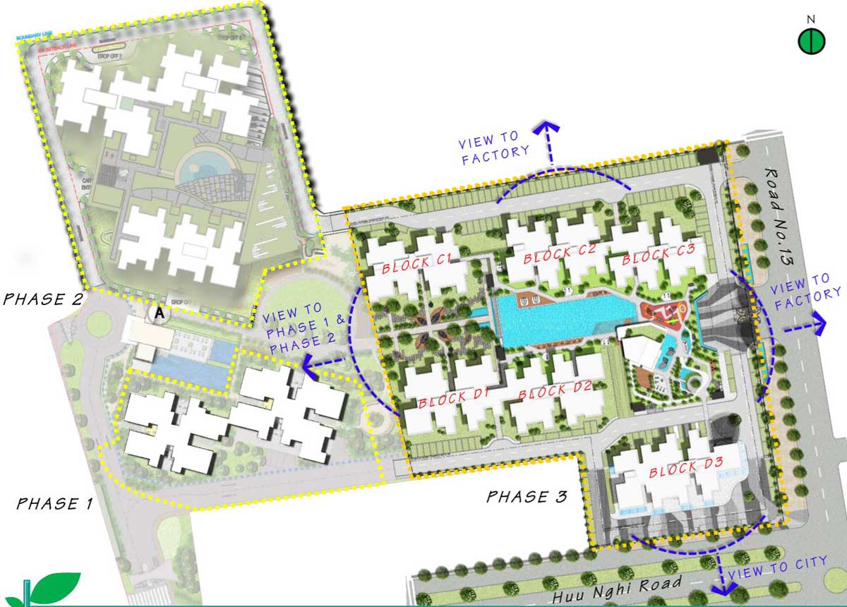 Mặt bằng & thiết kế căn hộ The Habitat Bình Dương