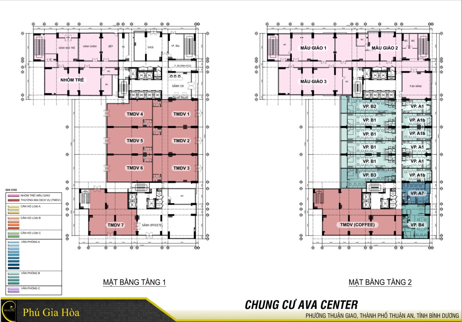 MẶT BẰNG DỰ ÁN AVA CENTER