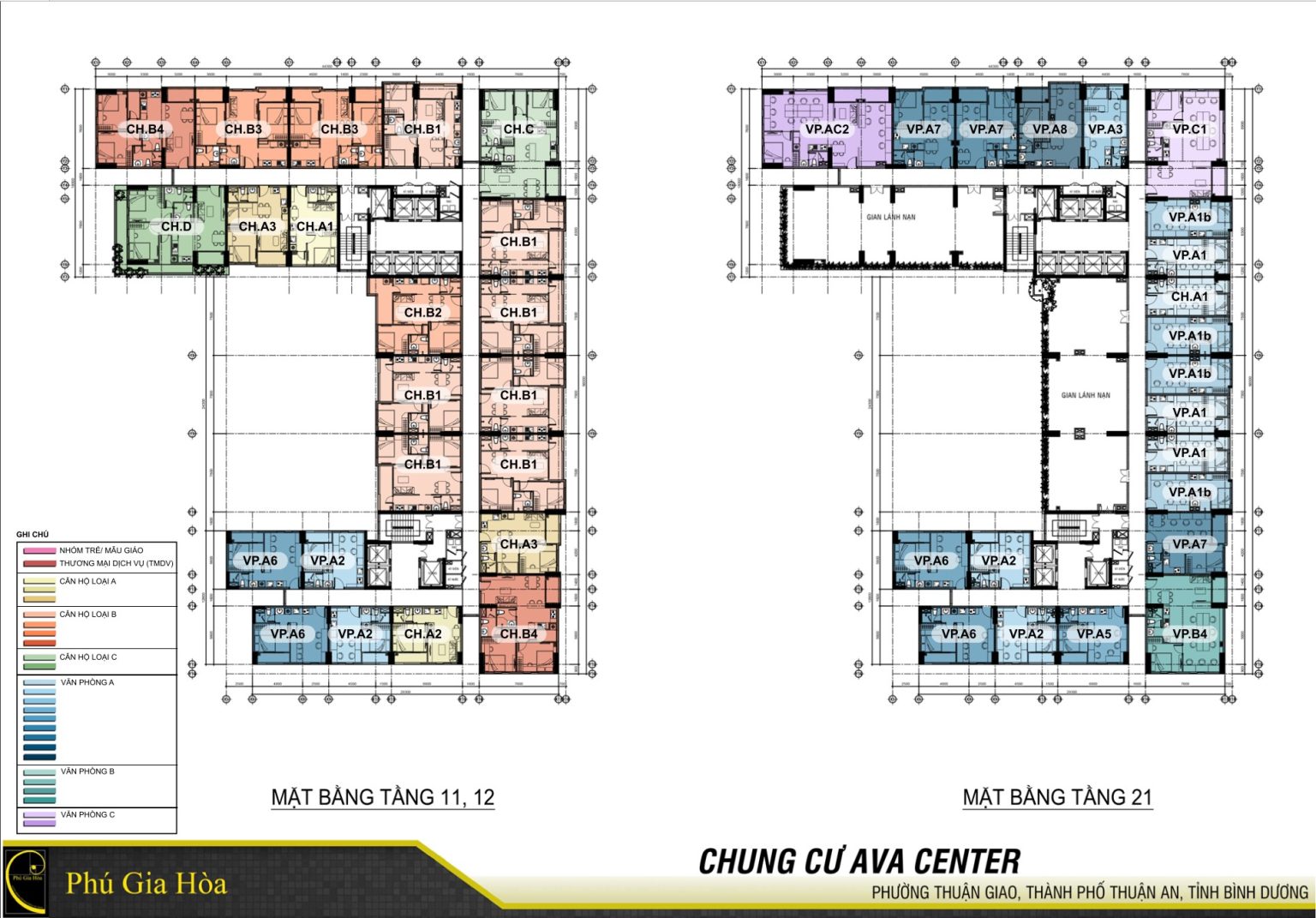 MẶT BẰNG DỰ ÁN AVA CENTER