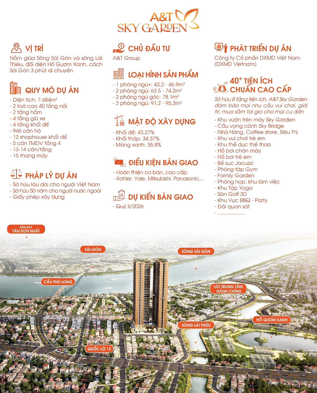 TỔNG QUAN DỰ ÁN A&T SKY GARDEN