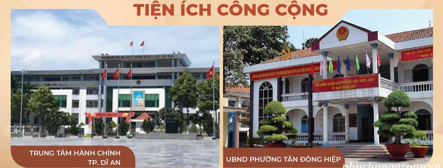 Mua sắm & giải trí: Thuận tiện đến Vincom Dĩ An, Big C Dĩ An và chợ Dĩ An, nơi hội tụ nhu cầu mua sắm, giải trí và ẩm thực phong phú.