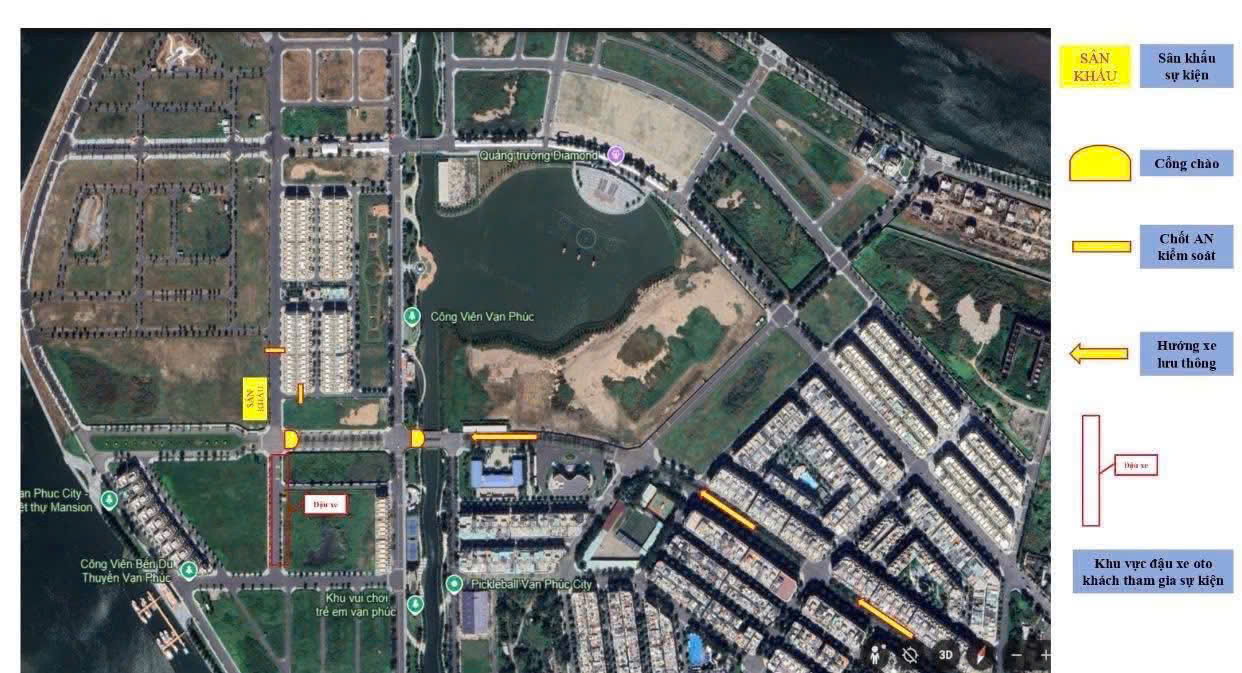 Vị trí dự án Nhà ở xã hội HUD – Vạn Phúc City