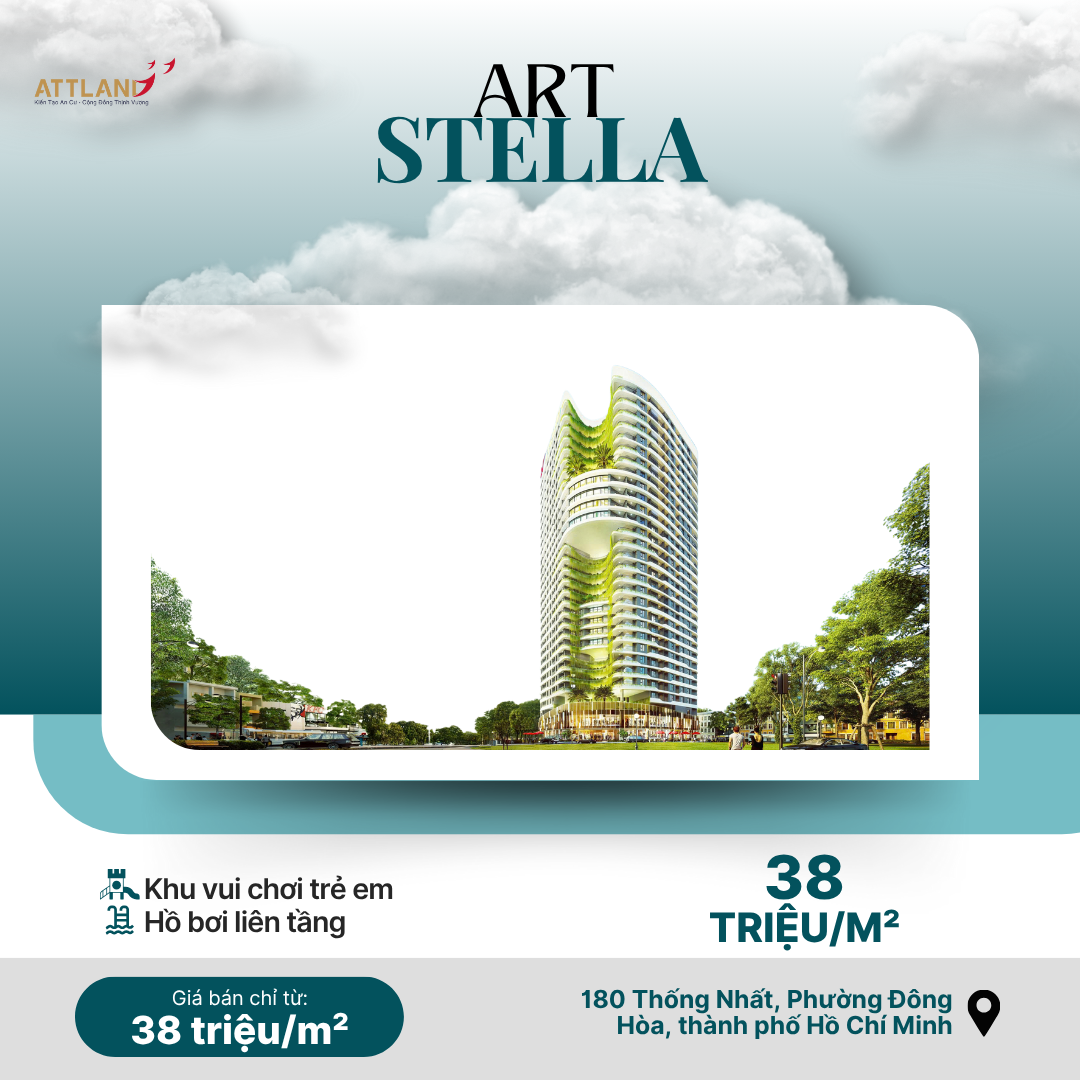 GIÁ BÁN CĂN HỘ ART STELLA CHÍNH THỨC TỪ CHỦ ĐẦU TƯ