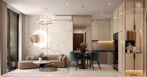 nhà mẫu The Emerald Garden view