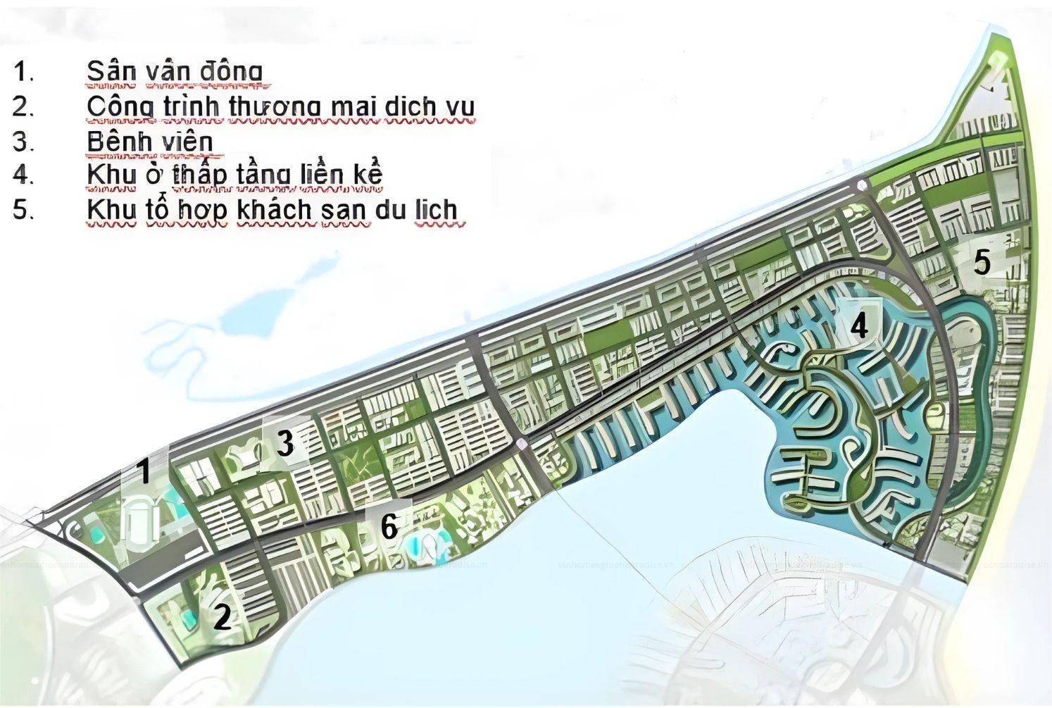 Mặt bằng Khu B – The Green Bay