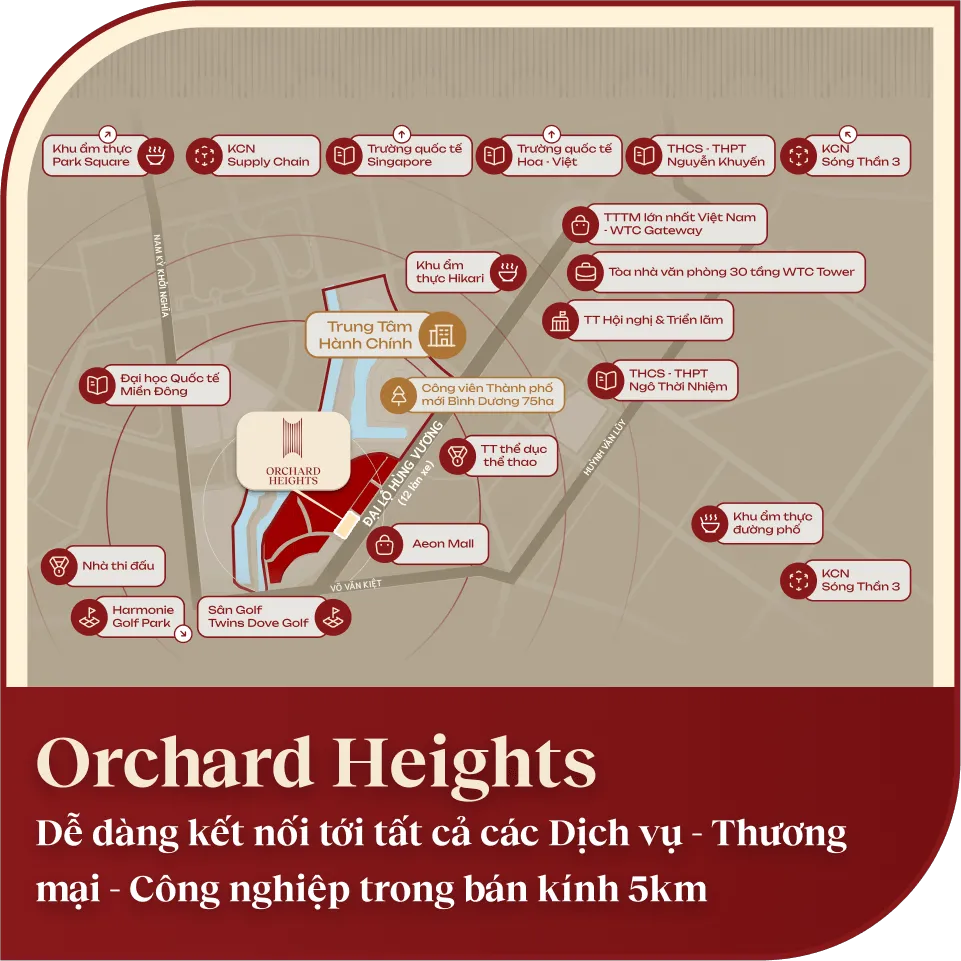 VỊ TRÍ DỰ ÁN ORCHARD HEIGHTS
