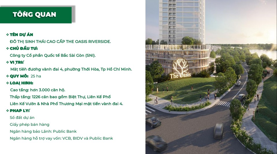 Tổng quan dự án the oasis riverside