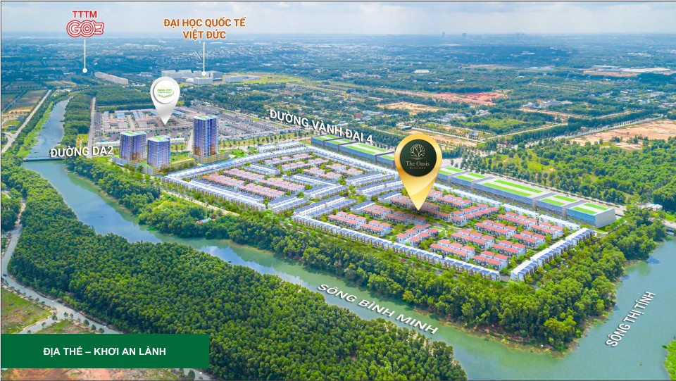 Vị trí The Oasis Riverside