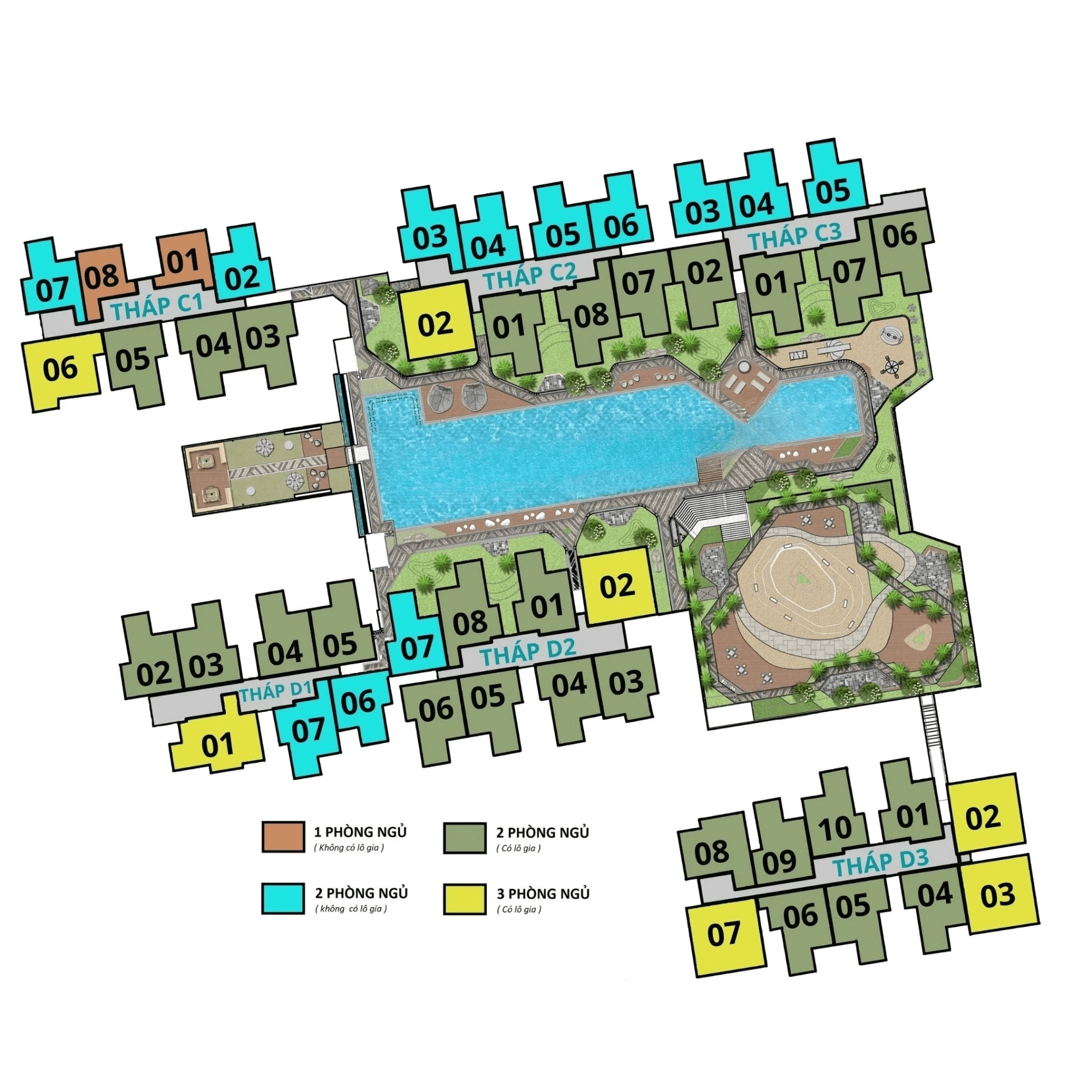 MẶT BẰNG ĐIỂN HÌNH