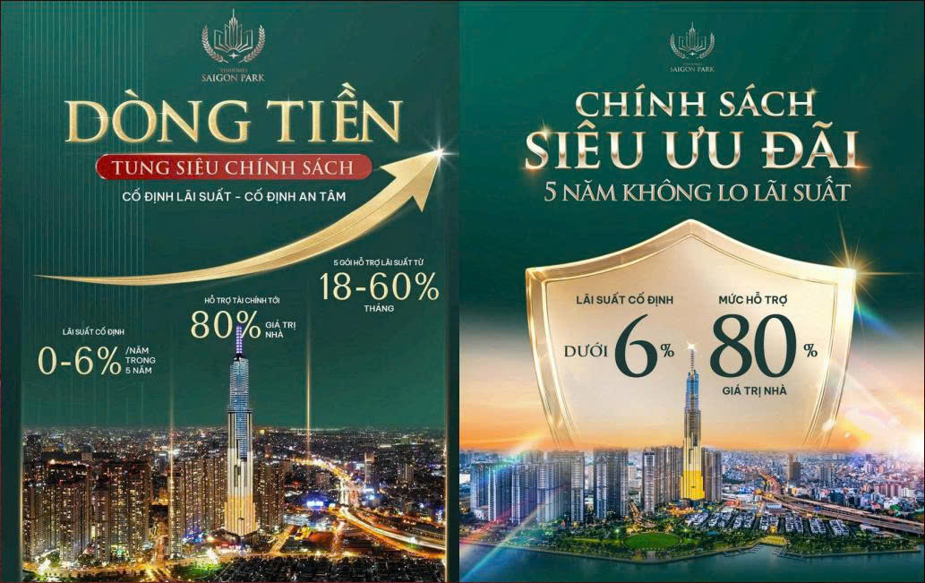 CHÍNH SÁCH BÁN HÀNG VINHOMES SÀI GÒN PARK