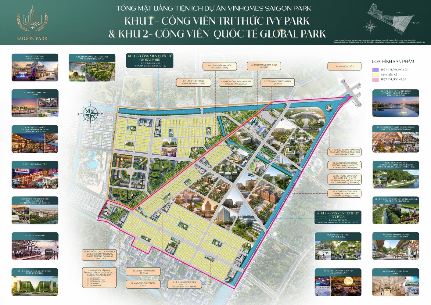 MẶT BẰNG VINHOMES HÓC MÔN