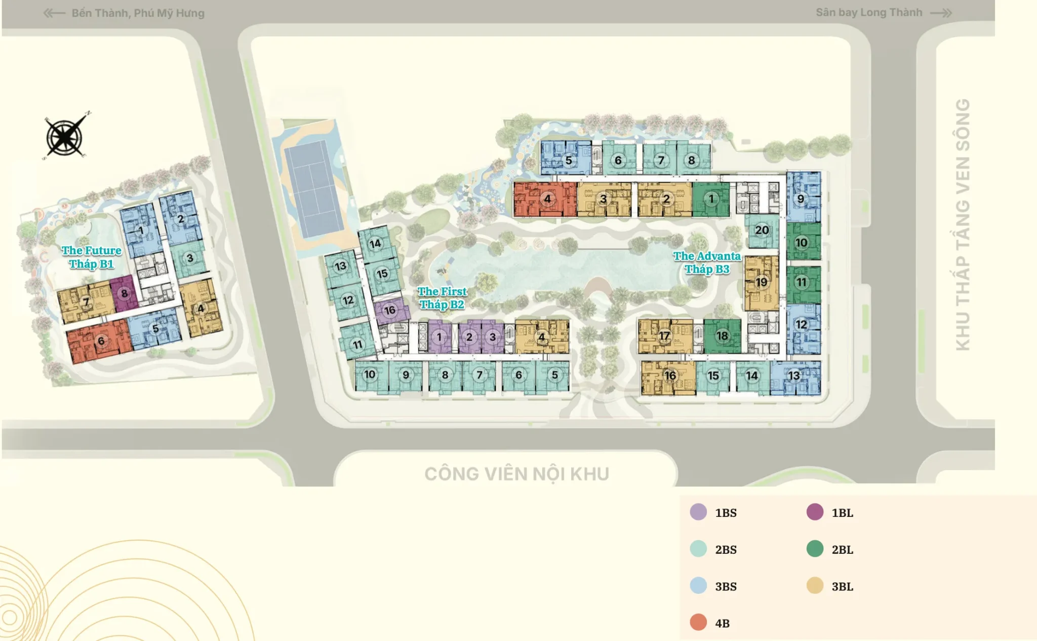 Mặt Bằng Căn Hộ Gladia Heights