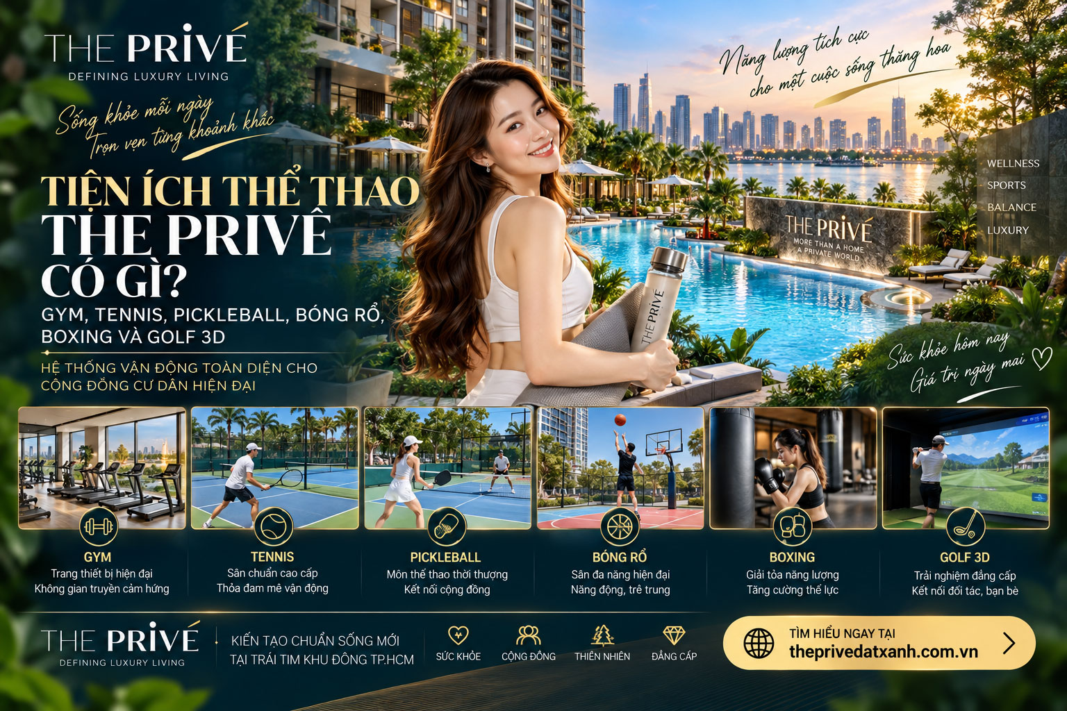 Tiện Ích Thể Thao The Privé Có Gì?